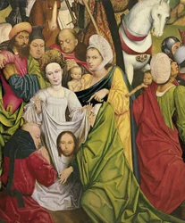 Le Christ portant la croix











 et Veronica avec le Sudarium