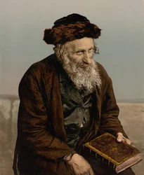 Un Israélite, Jérusalem, Terre Sainte, vers 1890-1900
