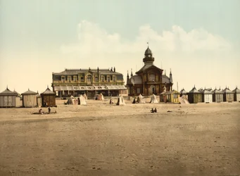 Plage et Casino, Calais, France, c.1900