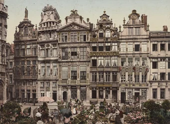 Grand-Place, Bruxelles, vers 1900