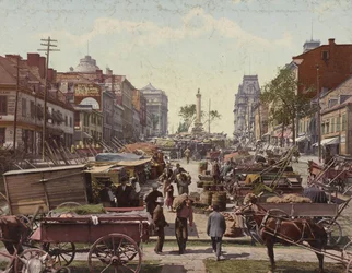 Place Jacques Cartier, Montréal, 1901