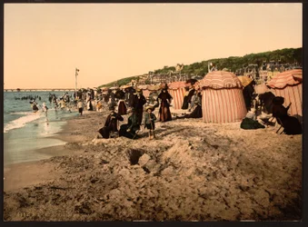 La plage à l
