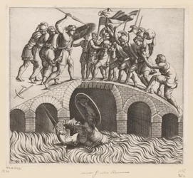 Horatius Coclès dans le Tibre