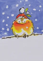 Rouge-gorge de Noël
