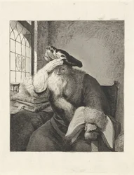 Vieil homme à la fenêtre