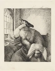 Vieil homme à la fenêtre