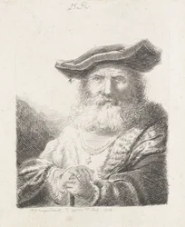 Vieil homme avec béret
