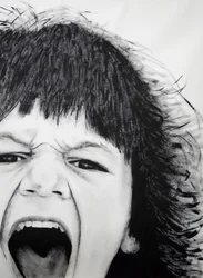 Ernesto 1 (Kids series), 2008 (acrylique sur papier)