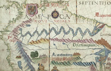 Amérique du Sud septentrionale, détail d