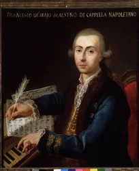 Portrait de Gian Francesco de Majo (1732-1770) compositeur italien
