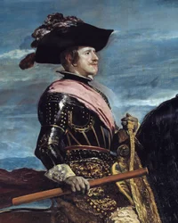 Portrait équestre du roi Philippe IV (détail)