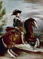 Portrait de Philippe IV à cheval