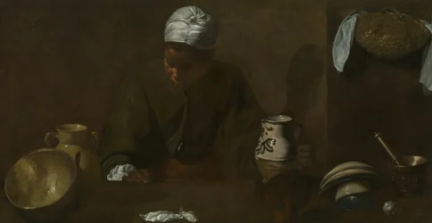 Scène de cuisine, 1618-20
