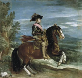 Portrait équestre du roi Philippe IV d