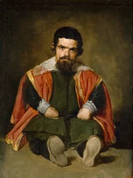 Espagnol : El bufón el Primo Portrait de Sebastián de Morra