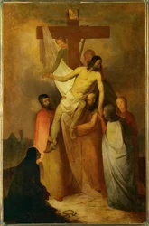 Descente de croix (huile sur toile)