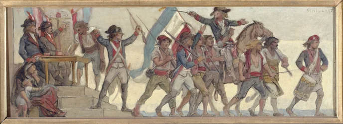 Le départ des conscrits, La patrie en danger : Esquisse pour l