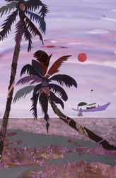 Pêche, 2020 (collage)