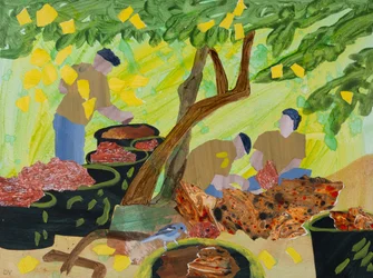 Printemps de Madère, jardins botaniques (collage)