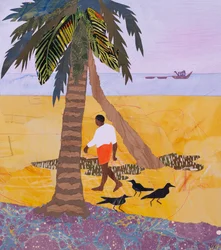 Promenade matinale, Neeleshwar (collage)