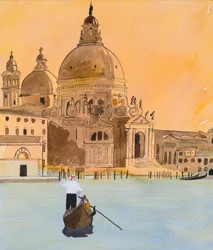 Venise, salut (aquarelle et encre)