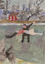 Patinage sauvage, 2023 (collage)