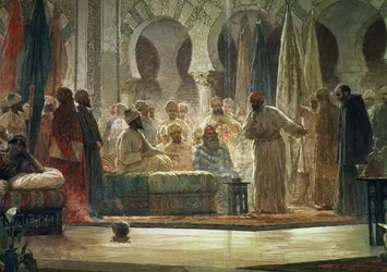 Abd al-Rahman III (891-961) recevant l