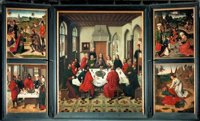 Autel de la Cène (peinture sur bois)