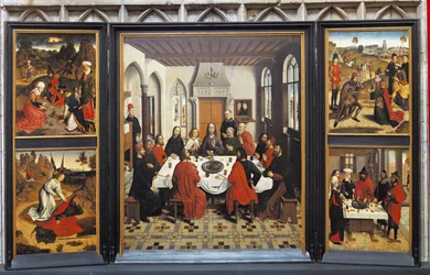 Peintures de la Cène, Louvain, Brabant flamand, Flandre, Belgique