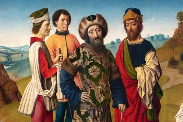 Église paroissiale. Dirk Bouts. Le Martyre de Saint Érasme. Vers 1460-1464. (détail)