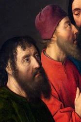 Église paroissiale. La Cène. Dirk Bouts. 1464-1468. (détail)