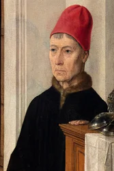 Église paroissiale. La Cène. Dirk Bouts. 1464-1468. (détail)