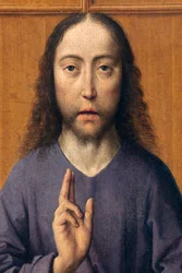 Église paroissiale (Parochiekerk Sint-Pieter). Peinture. La Cène. Dirk Bouts. 1464-1468. (détail)