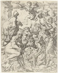 Adoration des bergers (La chute et la rédemption de l