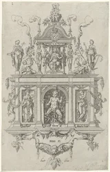 Blason de la chambre de rhétorique de Haarlem De Wijngaertrancken
