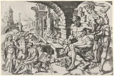 Job fouetté par Satan