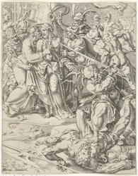 Baiser de Judas et arrestation du Christ