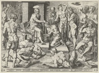 Paul baptise les habitants d