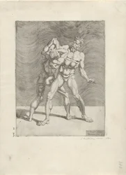 Deux lutteurs (Lutteurs)
