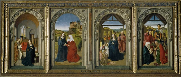 Quatre scènes de la vie de la Vierge, vers 1442-1445