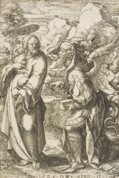 Le Christ tenté par le diable, 1525