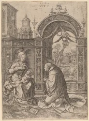 La vision de Saint Bernard