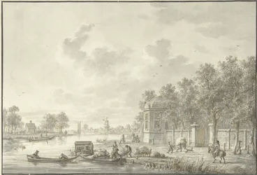 Vue sur le Spaarne