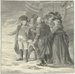 Le départ de Guillaume V pour l