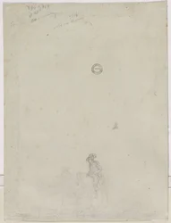 Esquisse de Paysans à une Fontaine (verso)