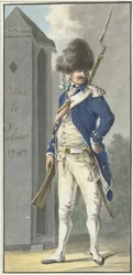 Uniforme de la Société de tir de Rotterdam de Palmboom