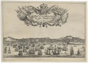 Vue de la ville et du port de Lisbonne