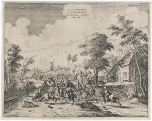 Espagnols sous Don Cantelmo battus à Borgerhout, 1643