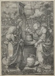 Le Christ et la femme de Samarie, 1523