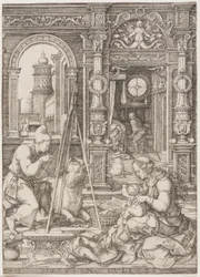 Saint Luc peignant la Vierge et l